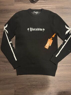 Paradise Black Crewneck Sweater - Paradise